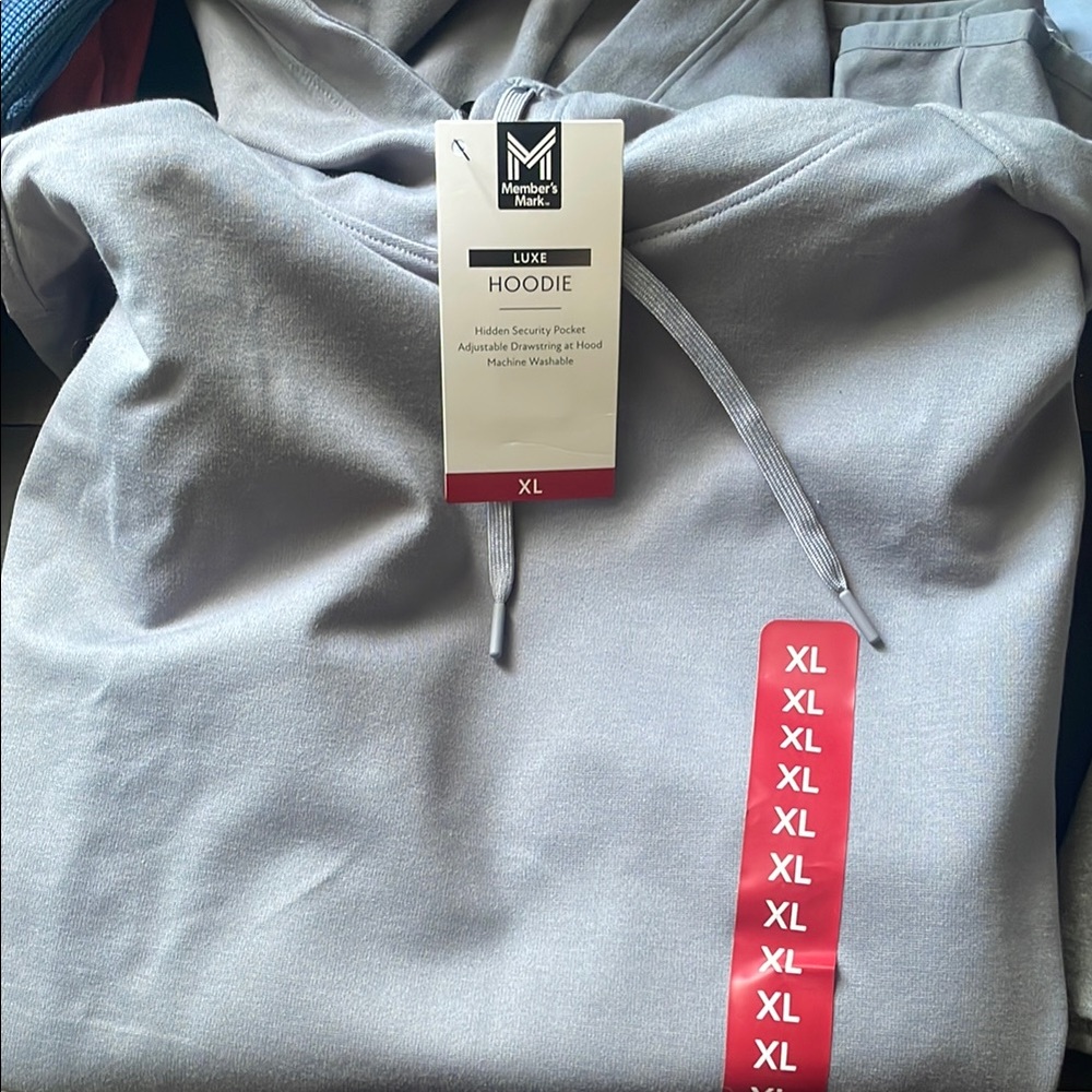 Gray Luxe Hoodie XL